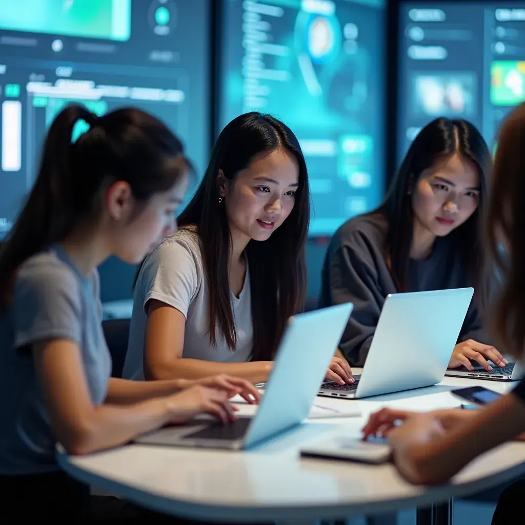 Modern office environment